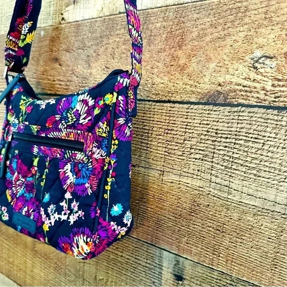 NWOT Vera Bradley Midnight Wildflowers Crossbody - Picture 4 of 8